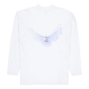 Футболка YEEZY Gap x Balenciaga Dove Long Sleeves T-shirt 'White', белый