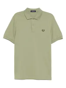 Рубашка поло с вышитым логотипом Fred Perry, зеленый