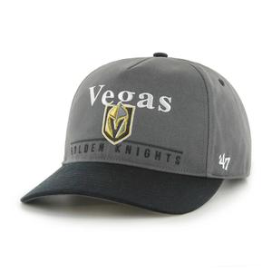 Мужская регулируемая бейсболка Snapback Super Hitch темно-серого/черного цвета '47 Vegas Golden Knights Super Hitch