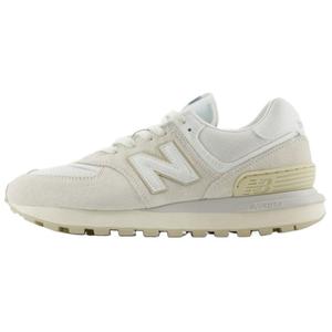 New Balance 574 Legacy износостойкие низкие повседневные туфли унисекс серо-белого цвета