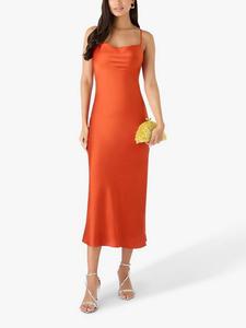 Платье с волнистым принтом riviera OMNES, цвет Brick Orange