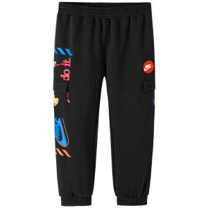 Детские трикотажные спортивные штаны Nike, черный