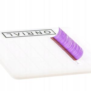 ИСКУССТВЕННЫЕ РЕСНИЦЫ ONRIAL VIOLET NEON/21 ПОЛОСКА/С 0.07 МИКС 6-13