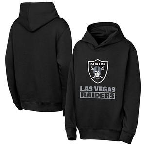 Худи youth black las vegas raiders back to basics Outerstuff
