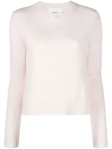 Кашемировый джемпер с круглым вырезом Lisa Yang, розовый