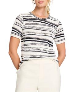 Футболка Shoreline Mix вязаная NIC+ZOE, белый