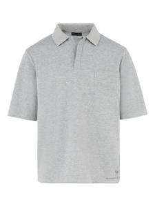 Рубашка-поло из хлопка Giuseppe Zanotti, серый