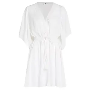 Короткое платье с коротким рукавом O'neill Essentials Cover-Up, белый