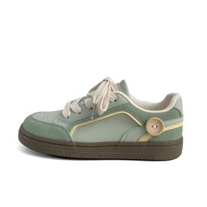 City camel Женские лоу-топ скейтборд кроссовки зелёные, цвет Green