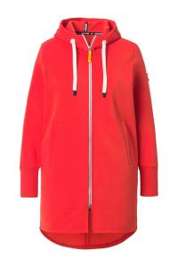 LAURASØN Красный худи на молнии