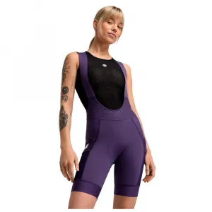 Шорты с нагрудником Siroko Dust Aubergine, фиолетовый