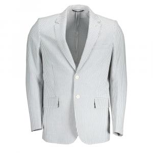 Белая хлопковая мужская куртка Gant, белый