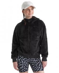 Флисовая толстовка с молнией во всю длину Big Girls Osto The North Face, черный