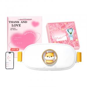 Пояс для согревания живота AIBAASAA, розовый/белый