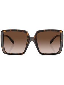 Tiffany & Co Eyewear солнцезащитные очки в квадратной оправе, зеленый