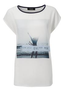 Футболка Aniston Selected, белый