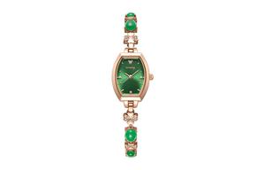 Disney Часы Mickey Series Quartz Movement Alloy Strap Watch Women's Watch Green Dial MK 11522GN