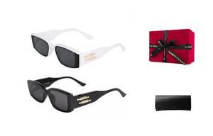 MUSTKOO Прямоугольные солнцезащитные очки унисекс, 58221-C1+C3[Red Velvet Box]