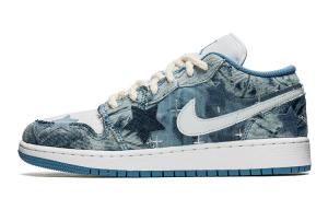 Кроссовки Air Jordan 1 Vintage Basketball Shoes Women's Low-Top White