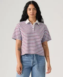 Женская хлопковая футболка-поло Aries Rugby Levi's, синий