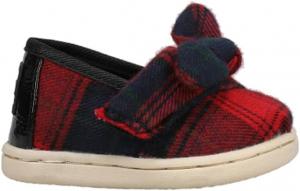 Кеды без шнурков TOMS для девочек Luca, красный