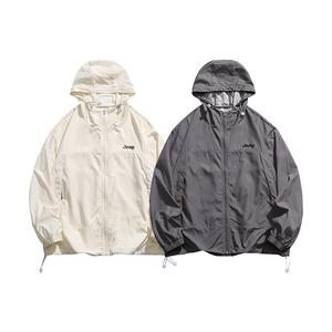 Jeep Сверхлегкая дышащая быстросохнущая одежда с защитой от ультрафиолета для активного отдыха унисекс, Beige Coffee+Space Gray (2 Pack)