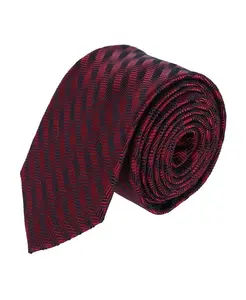 Мужской деловой галстук Nathanial Regal с диагональным узором из шелка TRAFALGAR, красный