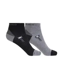 Упаковка из 2 пар полугладких хлопковых спортивных носков для мальчиков Punto Blanco, мультиколор