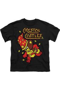 Футболка Atari Crystal Bear с коротким рукавом для детей Gildan, черный