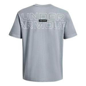 Футболка outline heavyweight t-shirt 'grey blue' Under Armour, серый