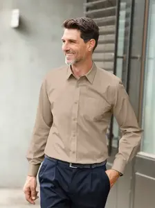 Рубашка с короткими рукавами Marco Donati, бежевый