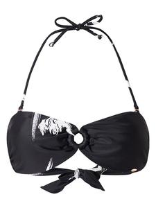 Верх бикини O`Neill Oberteil Bandeau, черный/белый