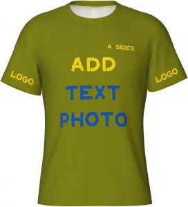 Футболка Custom с принтом на 4 сторонах