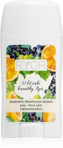 Дезодорант-Дезодорант, действующий 48 часов Ryor, kvepalai grapefruit & black currant 50 гр