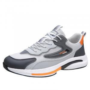 Низкие повседневные кроссовки с амортизацией и воздухопроницаемостью, серые, мужские TAFN, Gray Gauze 8029