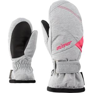 Перчатки lia gtx mitten girls glove junior Ziener, цвет light melange