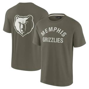 Супермягкая футболка унисекс Fanatics Signature Olive Memphis Grizzlies Elements с короткими рукавами, цвет Grz Multi