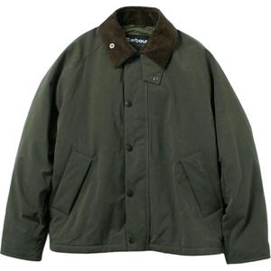 Пуховая куртка FW25, унисекс Barbour, оливковый зеленый