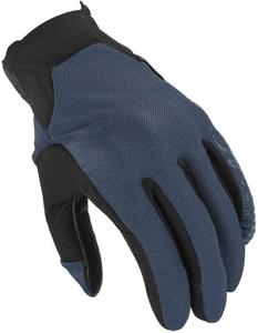 Мотоциклетные перчатки Macna obtain из кожи, Black/Blue