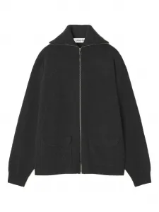 Кардиган на молнии Lanvin, серый