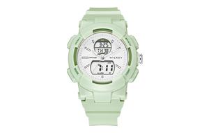 Disney Часы Mickey Series Electronic Movement TPU Strap Watch Unisex Silver Dial