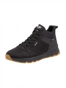 Rieker Черные ботинки на шнуровке