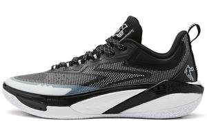 Blade 7.0 PRO Амортизирующие Противоскользящие и Износостойкие Низкие Баскетбольные Кроссовки Мужские Черный Белый QIAODAN
