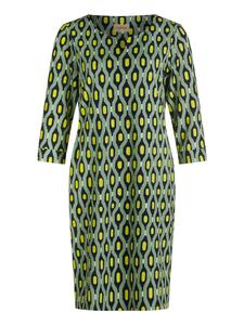 CARTOON Повседневное платье с узором зелено-желтого цвета