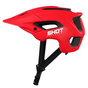 SHOT RACE GEAR Велосипедный шлем для взрослых - Climb Rouge Mat, красный