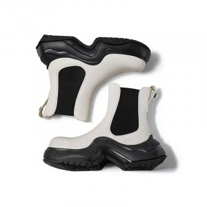 Ботинки Челси женские Cherykally, белый/черный