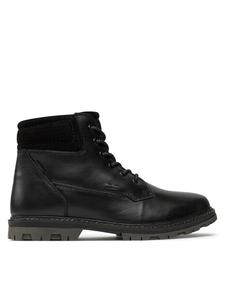 Ботильоны на шнуровке Bugatti 321AH252, черный