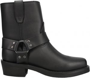 Мужские повседневные ботинки Dingo с вышивкой оленя и принтом ящерицы, с круглым носком, средней высоты - коричневые