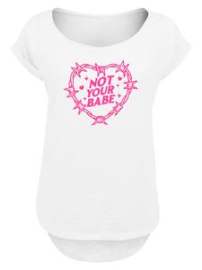 Футболка Independent Woman Not Your Babe к Международному женскому дню в белом цвете F4NT4STIC