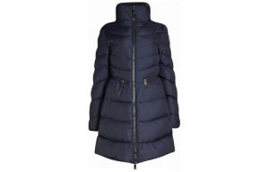 Пуховик женский темно-синий Moncler